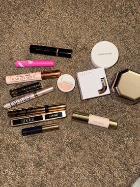 Makeup bundle mascara/powder-lightly used/sanitized see pics x13 items as is